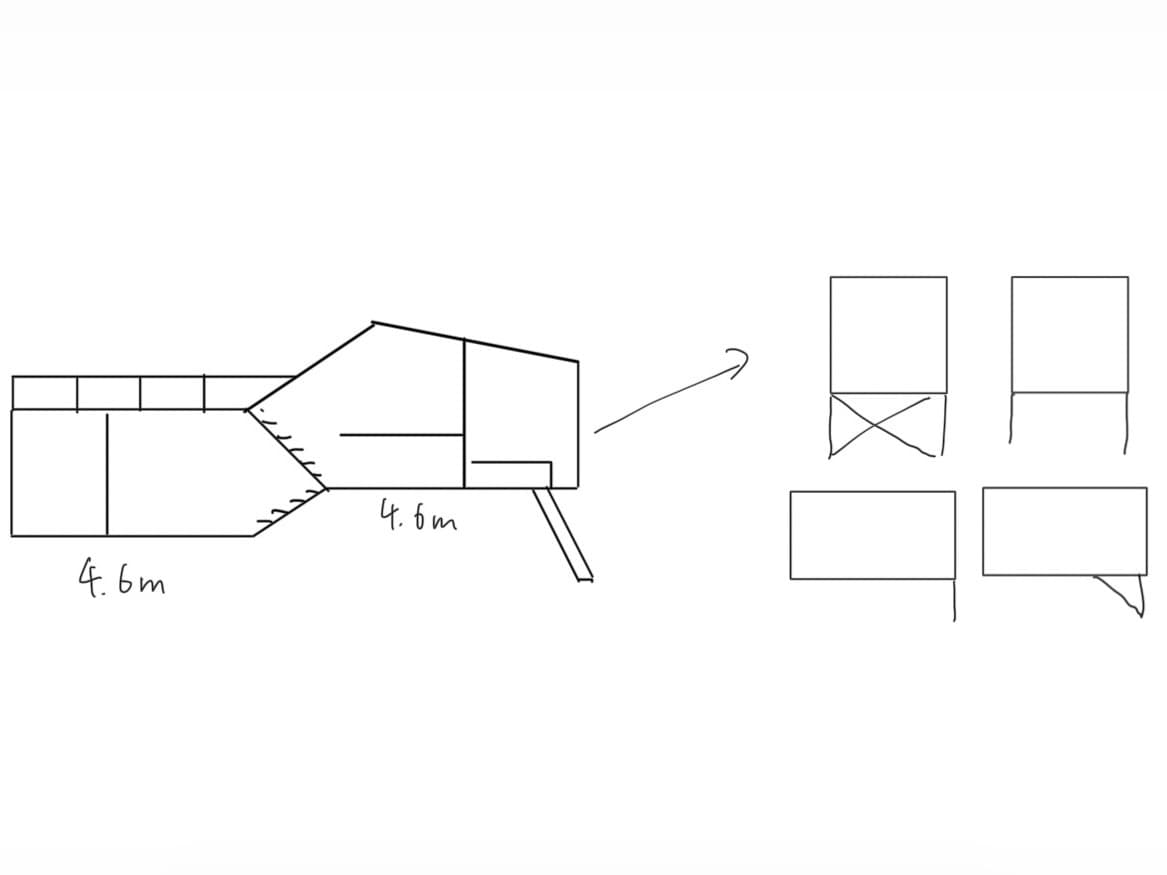 Early HillSide sketches and draft model