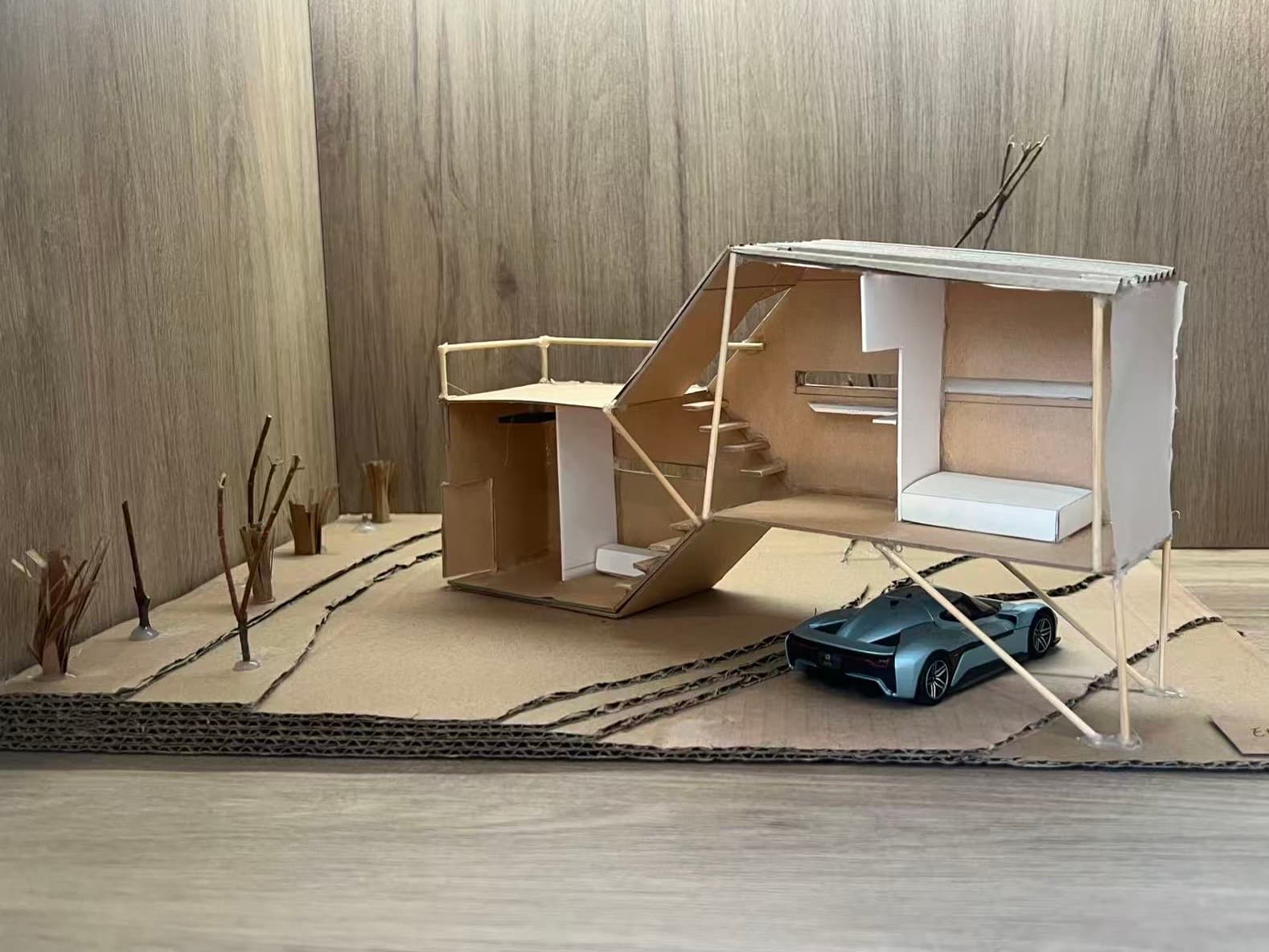 Completed HillSide physical model